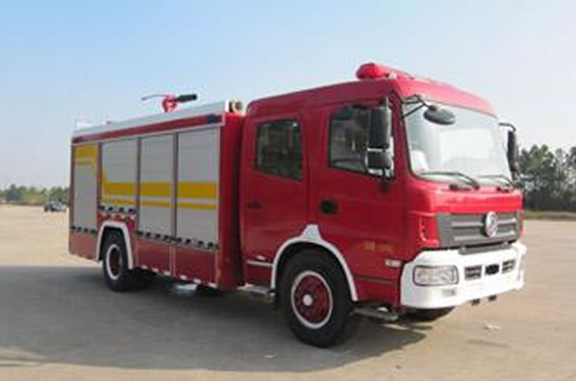 HXF5150GXFPM55型泡沫消防车右侧方位图