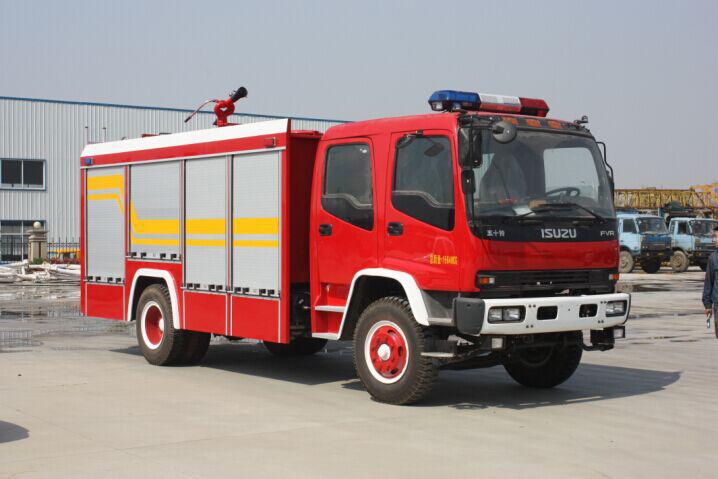 汉江HXF5101GXFPM30型泡沫消防车右方位图